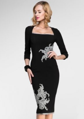 Вирізка жіночої сукні - PG001