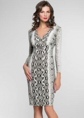 Выкройка женского платья — PG012